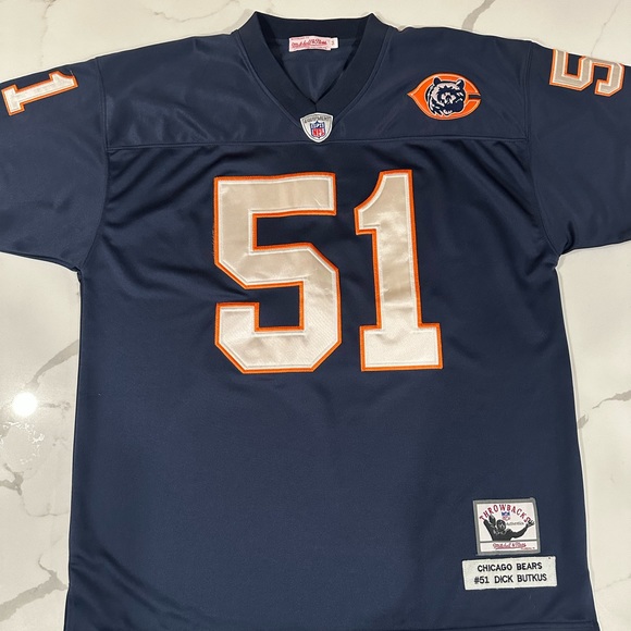 Mitchell Ness Chicago Bears Dick Butkus #51 Throwbacks Jersey - Main Image